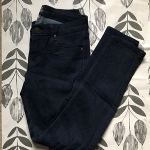 Just Black Dark Wash Skinny Jeans